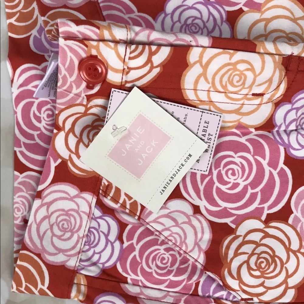 NWT Janie & Jack 3 Girls Colorful Pants - Picture 2 of 2